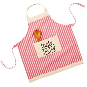 Mud Pie Kid Taste Tester Apron and Wooden Spoon